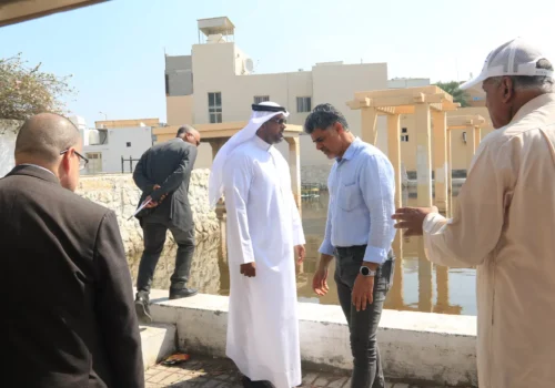 النائب محمد الرفاعي يتفقد المناطق المتأثرة بالأمطار