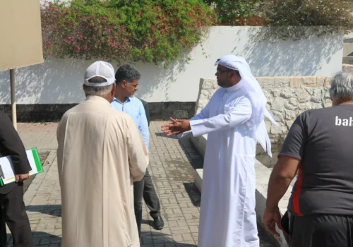 النائب محمد الرفاعي يتفقد المناطق المتأثرة بالأمطار