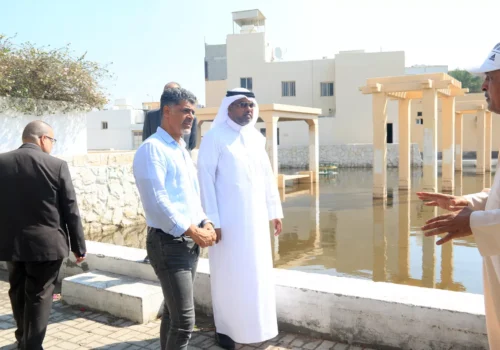 النائب محمد الرفاعي يتفقد المناطق المتأثرة بالأمطار